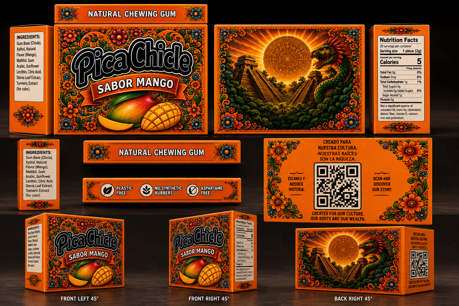 Pica Chicle packaging